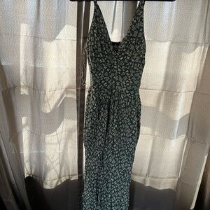 Angie Forest Green Patterned Dress